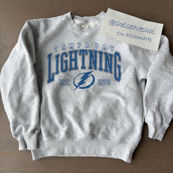 Vintage Tampa Bay Lightning Hockey Sweatshirt, NHL Tampa Bay Lightning Shirt tee - Picture 1 of 2